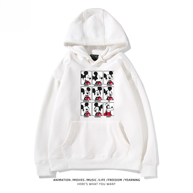 米老鼠米奇米妮 聯名衛衣2025秋冬新款親子情侶裝連帽衛衣