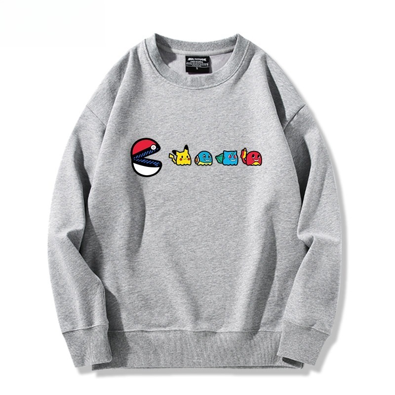 精靈寶可夢星之卡比 聯名親子情侶裝 圓領長袖