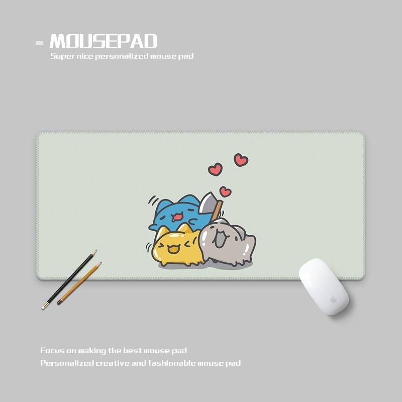 貓貓蟲 主題桌墊 布質滑鼠墊