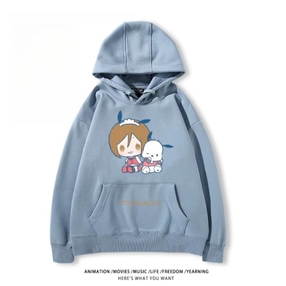 初音未來X三麗鷗新款 親子情侶男女款連帽衛衣