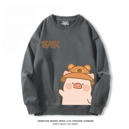 LuLu豬 聯名親子情侶裝 圓領長袖