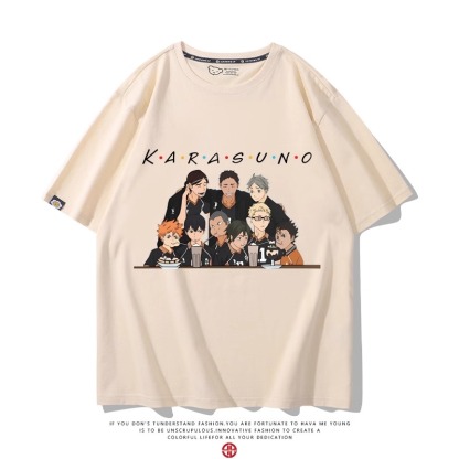 排球少年 2024親子情侶男女同款 純棉T恤