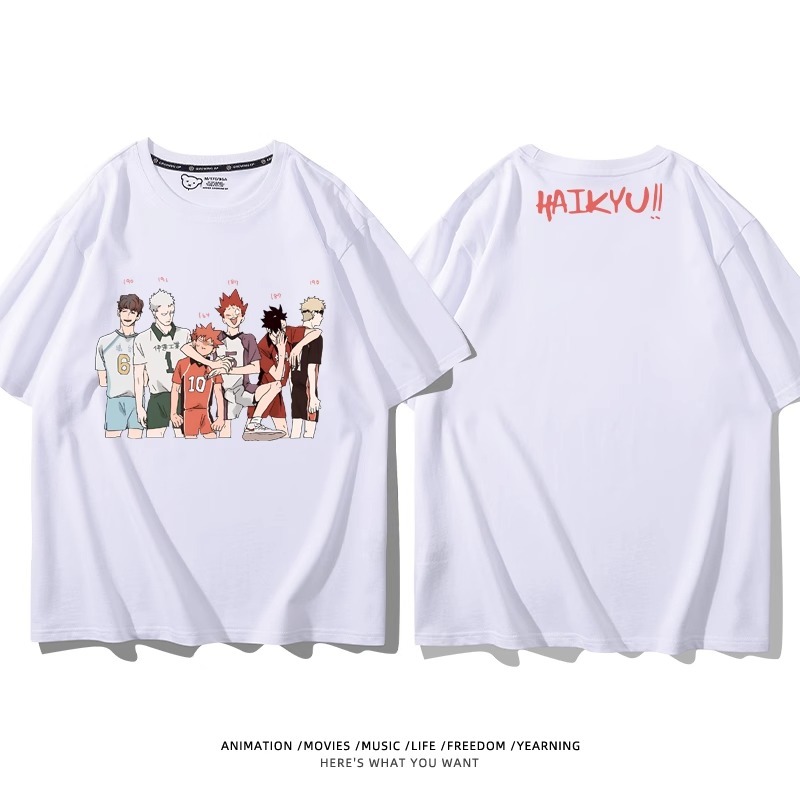 排球少年 2024親子情侶男女同款 純棉T恤