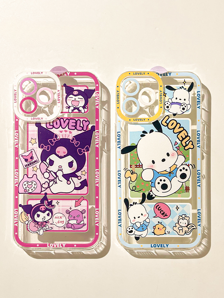 蘋果 系列三麗鷗天使眼透明防摔軟殼