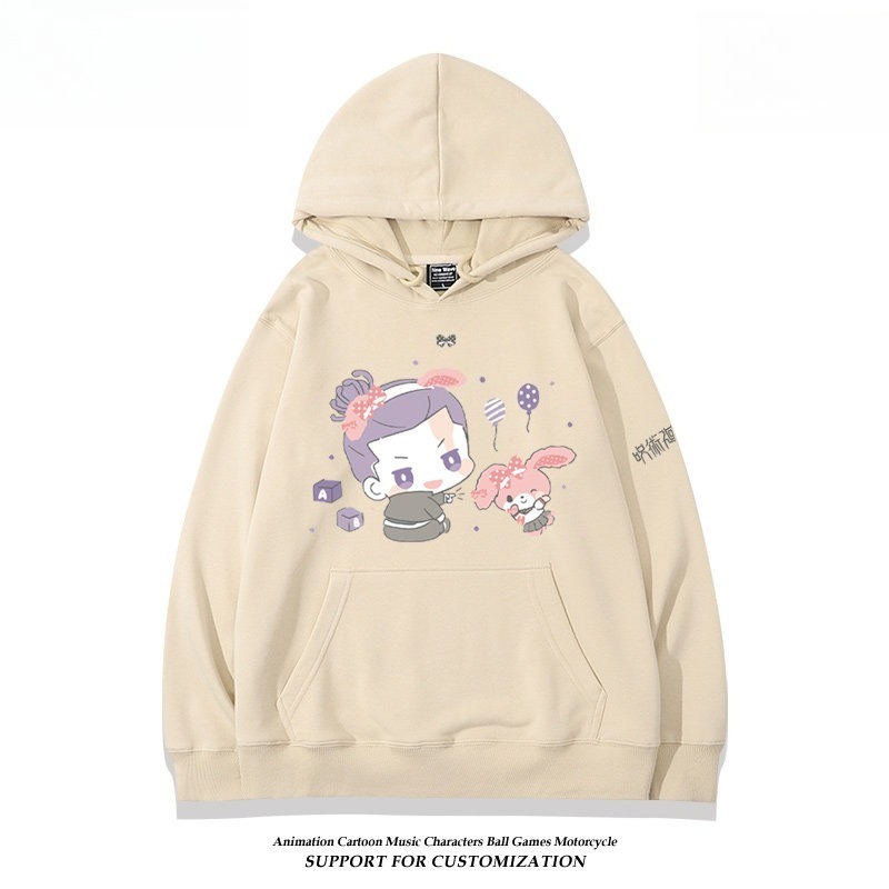 咒術迴戰 聯名衛衣2026秋冬新款親子情侶裝連帽衛衣