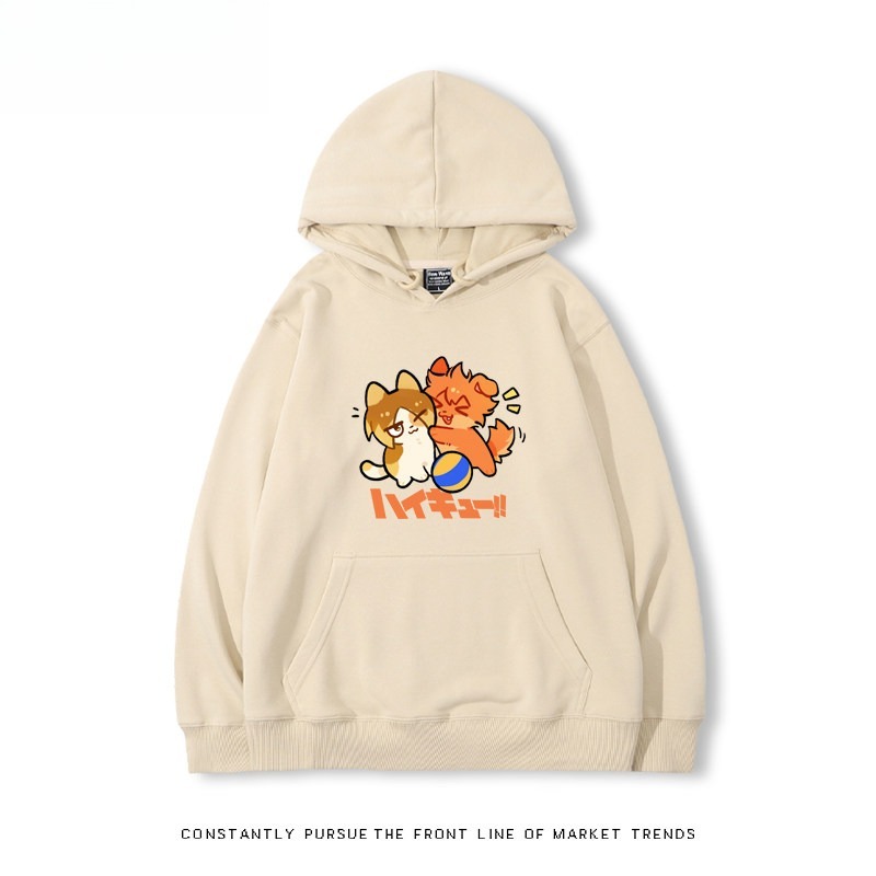 排球少年 聯名衛衣2026秋冬新款 親子情侶連帽衛衣