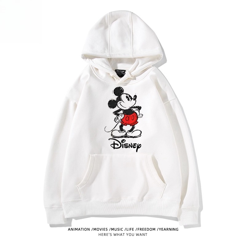 米老鼠米奇米妮 聯名衛衣2025秋冬新款親子情侶裝連帽衛衣
