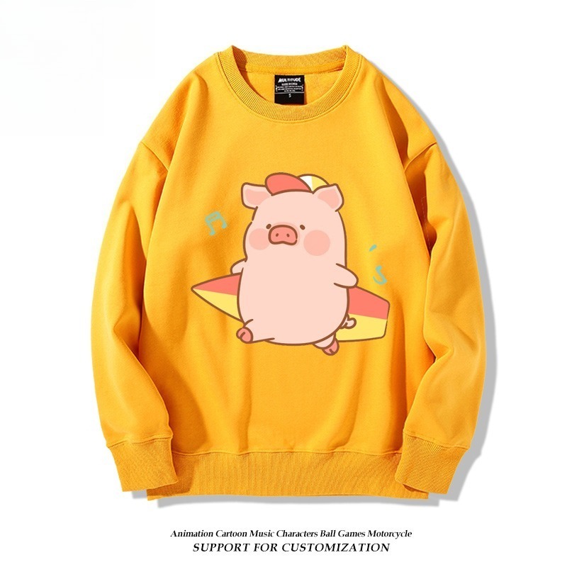 LuLu豬 聯名親子情侶裝 圓領長袖