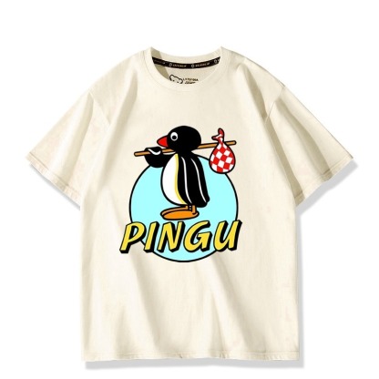 Pingu企鵝家族周邊 印花短袖T恤