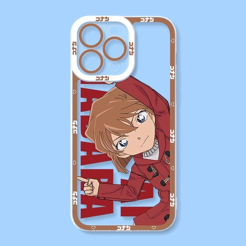 蘋果 系列名偵探柯南天使眼透明防摔軟殼