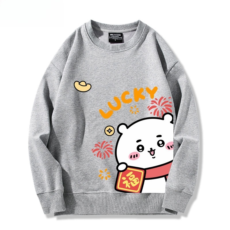 Chiikawa 聯名親子情侶裝 圓領長袖