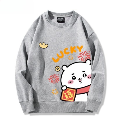 Chiikawa 聯名親子情侶裝 圓領長袖