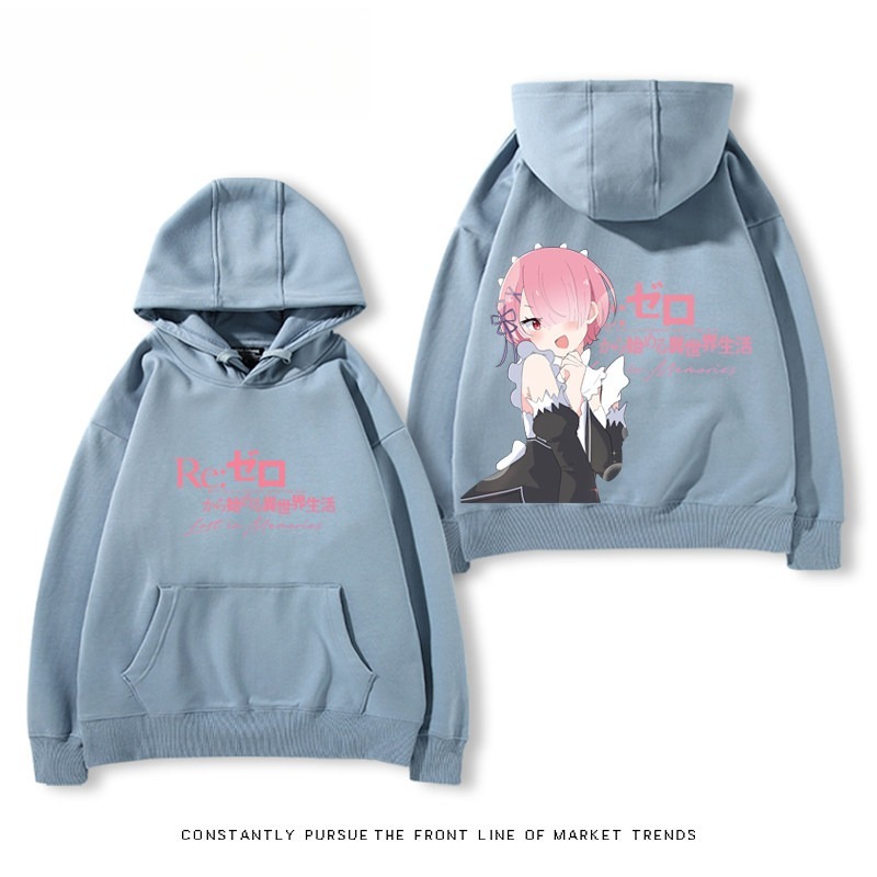 從零開始的異世界 親子情侶男女連帽衛衣