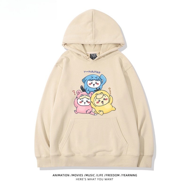 chiikawa X 寶可夢系列 聯名衛衣2025秋冬新款 親子情侶裝連帽衛衣