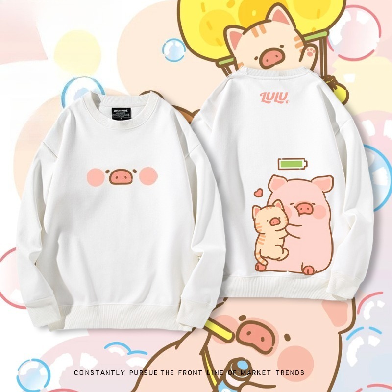 LuLu豬 聯名親子情侶裝 圓領長袖