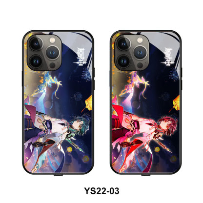 蘋果 系列動漫來電閃智能發光手機殼