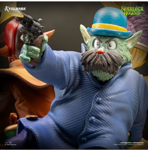 【預購】正版授權 石油廠Figurama 《妙犬神探/名偵探福爾摩斯》夏洛克、華生和哈德遜夫人 1/8雕像