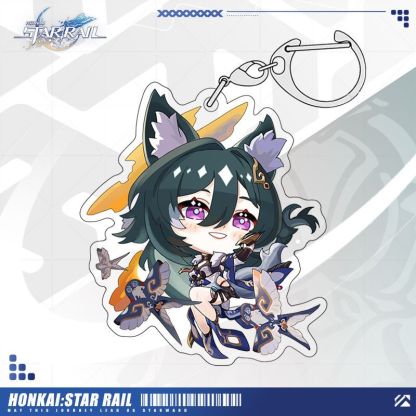 崩壞星穹鐵道愛莉希雅彥卿希露瓦景元白露姬子亞克力鑰匙扣掛飾【單買三件起送】