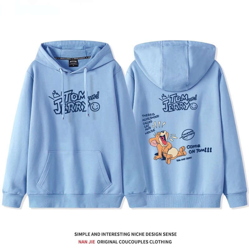 貓和老鼠 聯名衛衣2025秋冬新款 親子情侶裝連帽衛衣