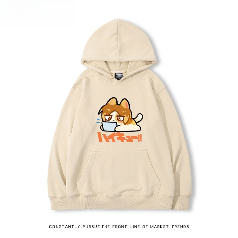 排球少年 聯名衛衣2026秋冬新款 親子情侶連帽衛衣