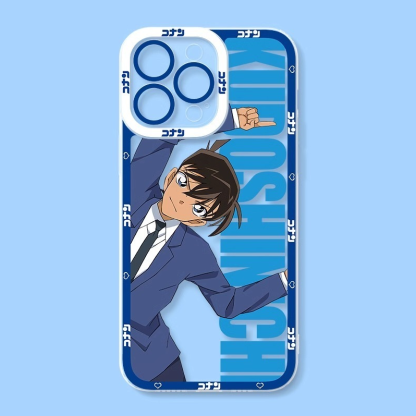 蘋果 系列名偵探柯南天使眼透明防摔軟殼