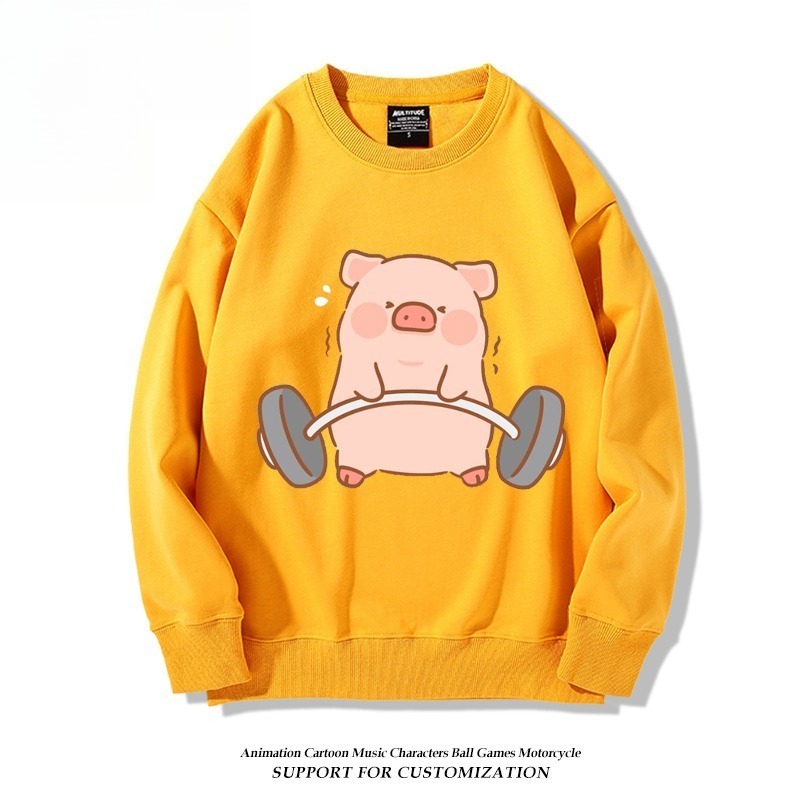 LuLu豬 聯名親子情侶裝 圓領長袖