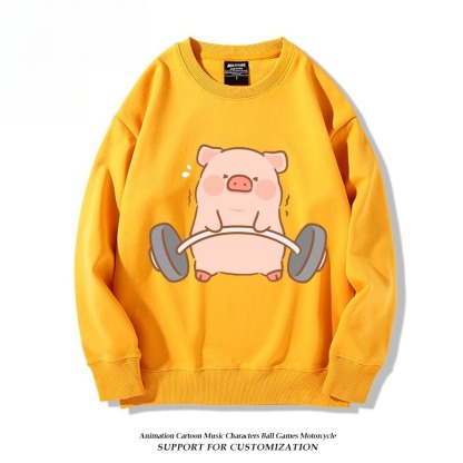 LuLu豬 聯名親子情侶裝 圓領長袖