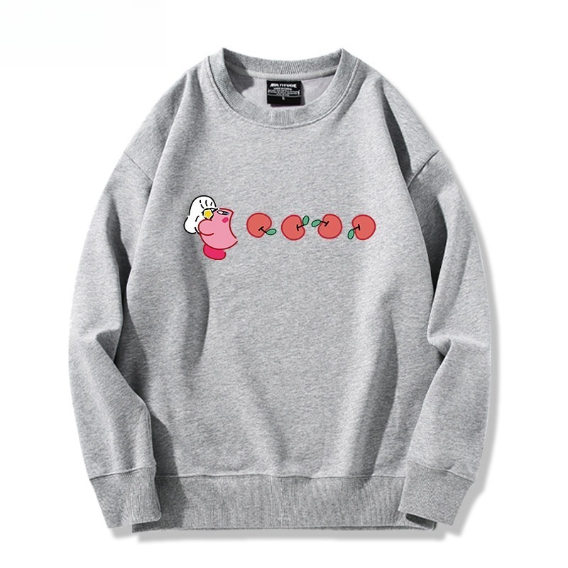 精靈寶可夢星之卡比 聯名親子情侶裝 圓領長袖