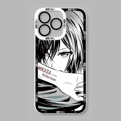 蘋果 系列進擊的巨人天使眼透明防摔軟殼