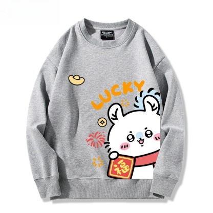 Chiikawa 聯名親子情侶裝 圓領長袖