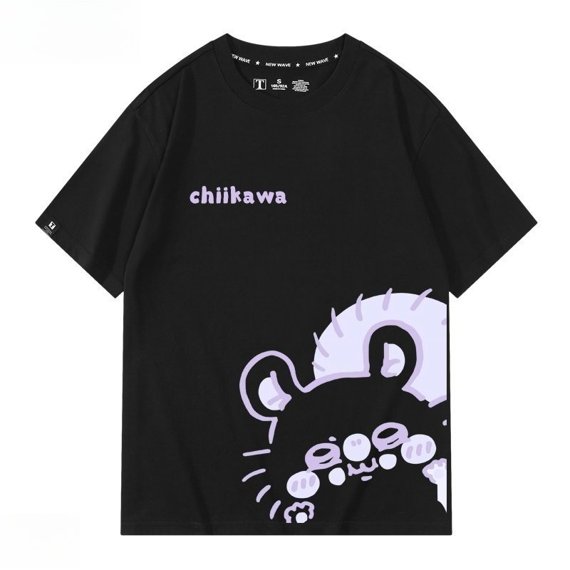 Chiikawa 2026親子情侶男女同款 印花短袖T恤