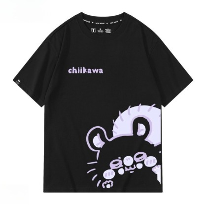 Chiikawa 2026親子情侶男女同款 印花短袖T恤