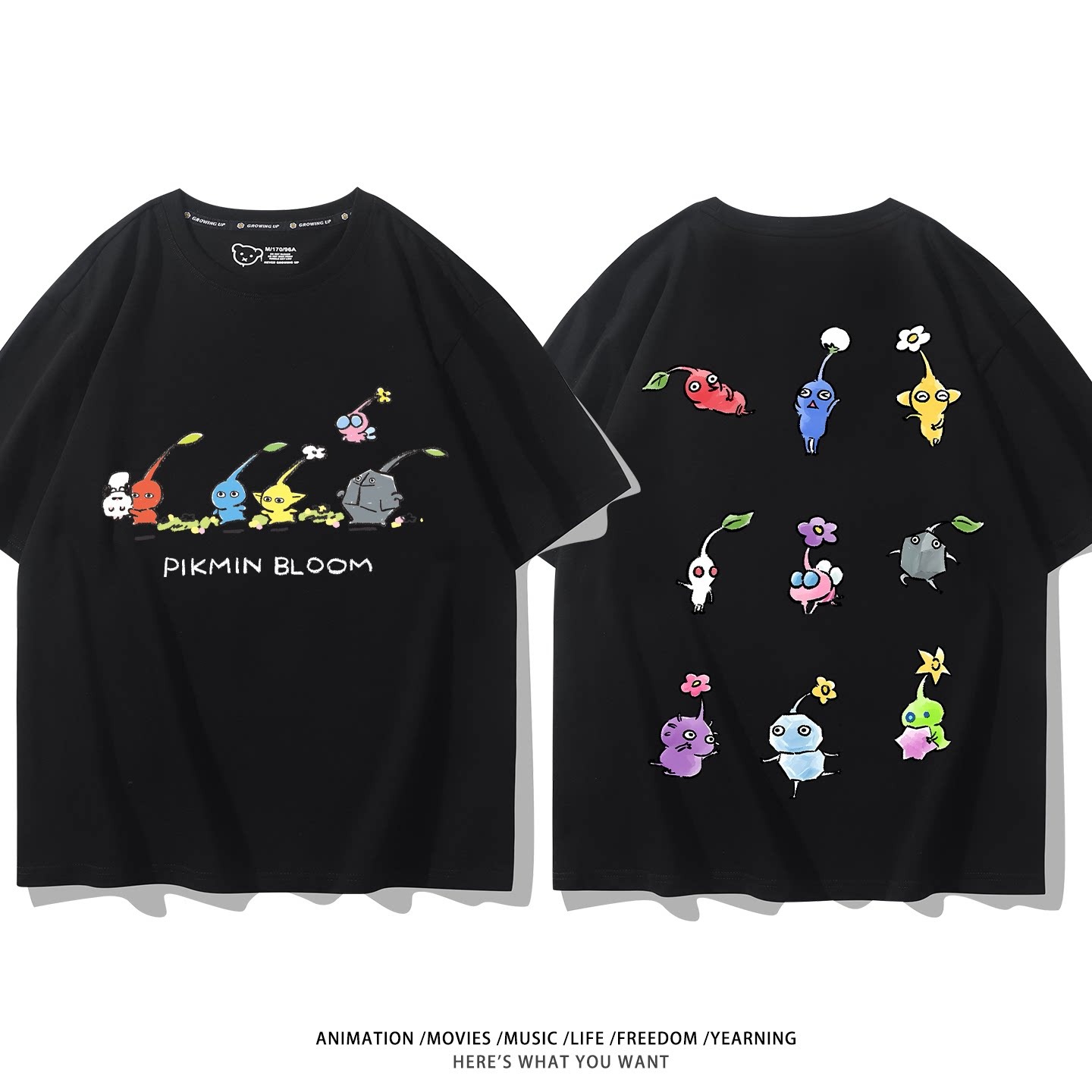 皮克敏PIKMIN4 印花短袖T恤