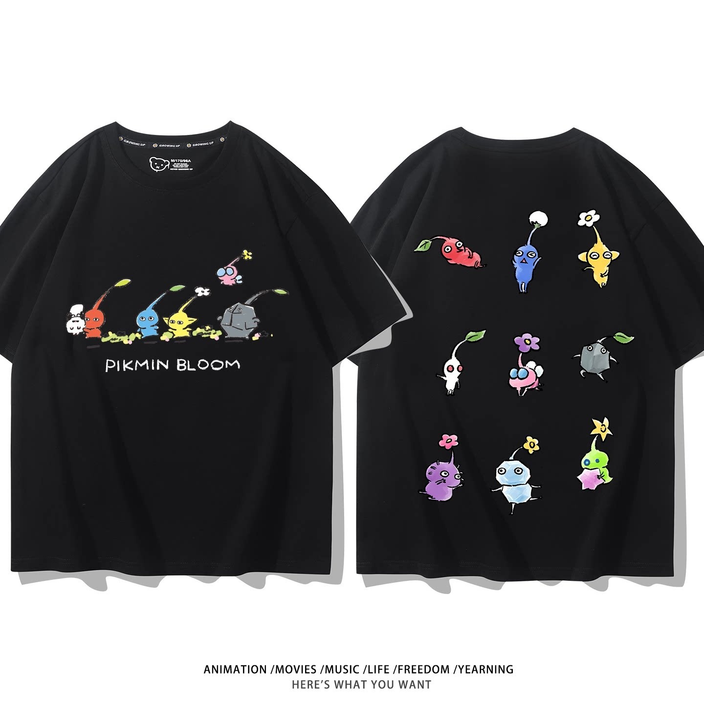 皮克敏PIKMIN4 印花短袖T恤