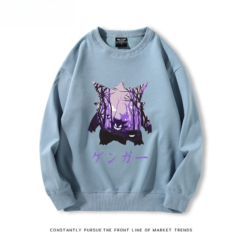 寶可夢耿鬼 聯名親子情侶裝 圓領長袖