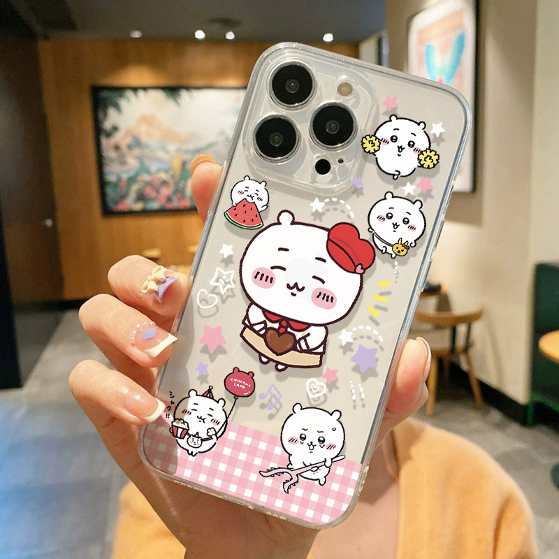 蘋果 系列chiikawa 透明防摔軟殼