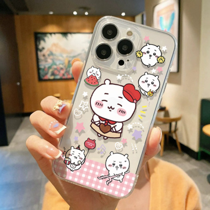 蘋果 系列chiikawa 透明防摔軟殼