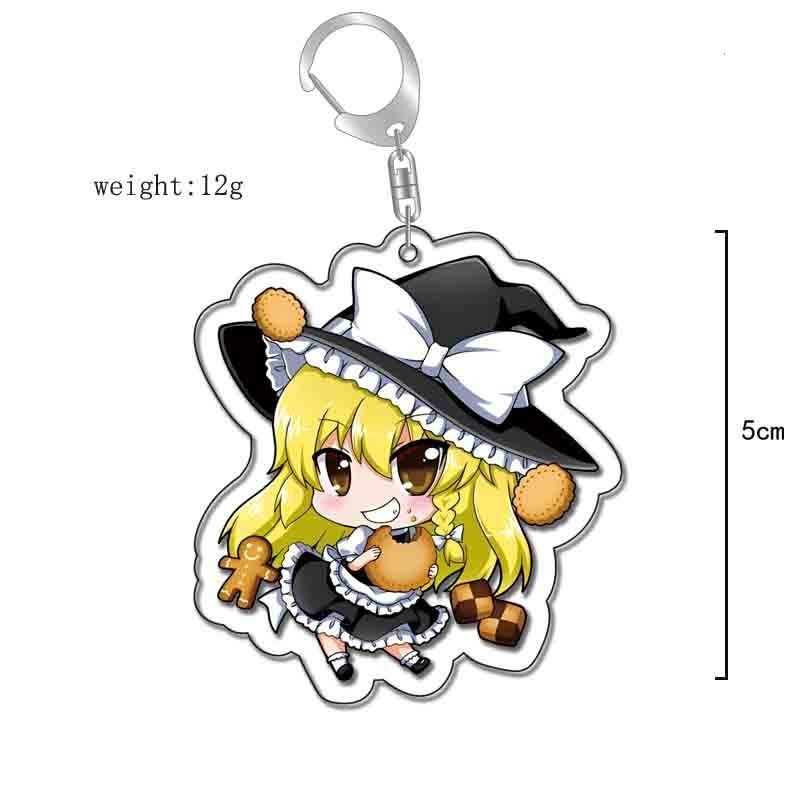東方Project博麗靈夢神玉霧雨魔理八雲紫沙亞克力鑰匙扣周邊掛飾【單買三件起送】