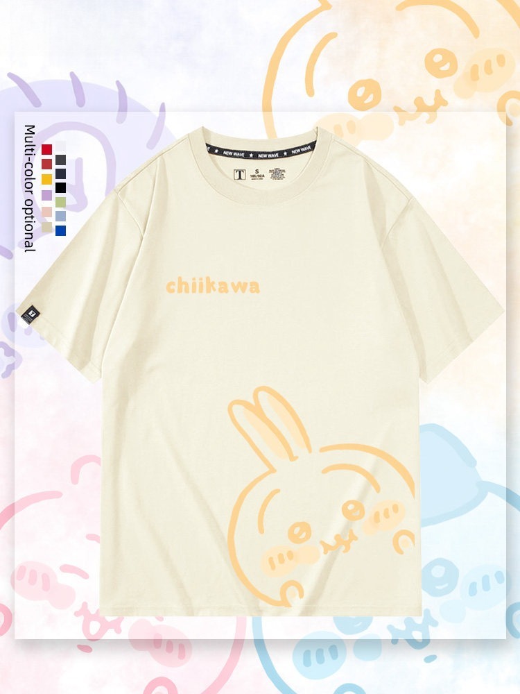 Chiikawa 2026親子情侶男女同款 印花短袖T恤