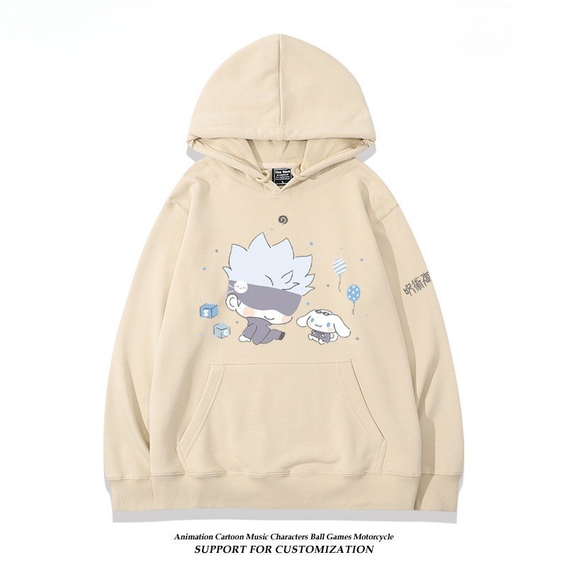 咒術迴戰 聯名衛衣2026秋冬新款親子情侶裝連帽衛衣