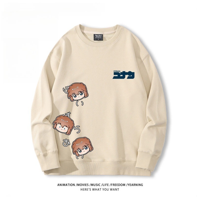 名偵探柯南 聯名親子情侶裝 圓領長袖