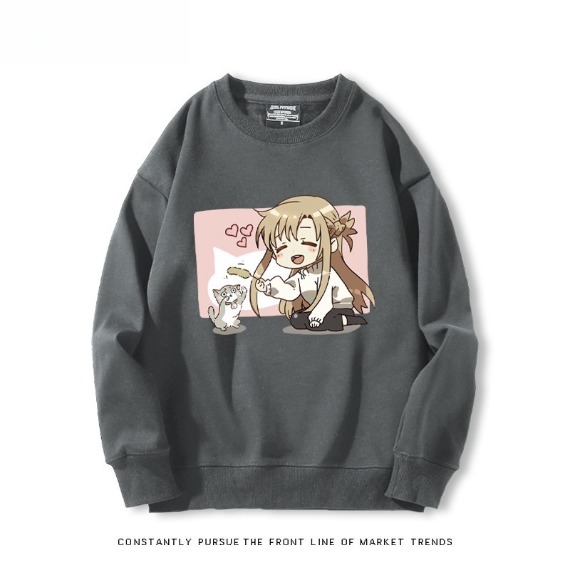 刀劍神域 聯名親子情侶裝 圓領長袖