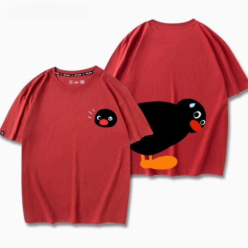 企鵝家族Pingu 印花短袖T恤