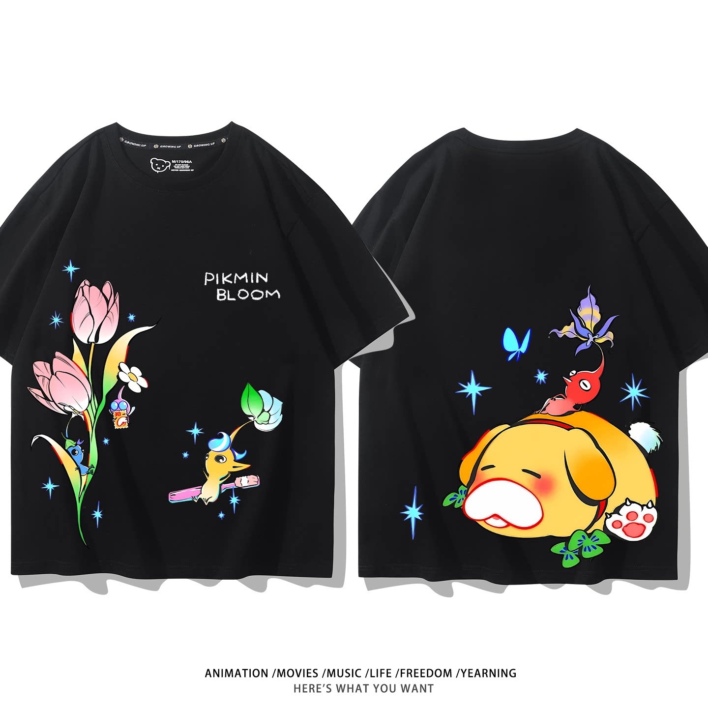 皮克敏PIKMIN4 印花短袖T恤