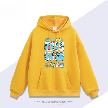 貓貓蟲咖波 2025秋冬新款親子情侶裝連帽衛衣