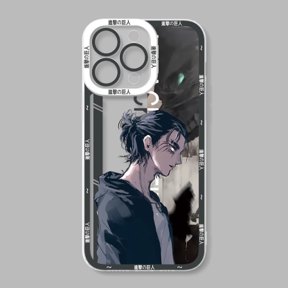 蘋果 系列進擊的巨人天使眼透明防摔軟殼