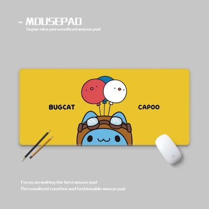 貓貓蟲 主題桌墊 布質滑鼠墊