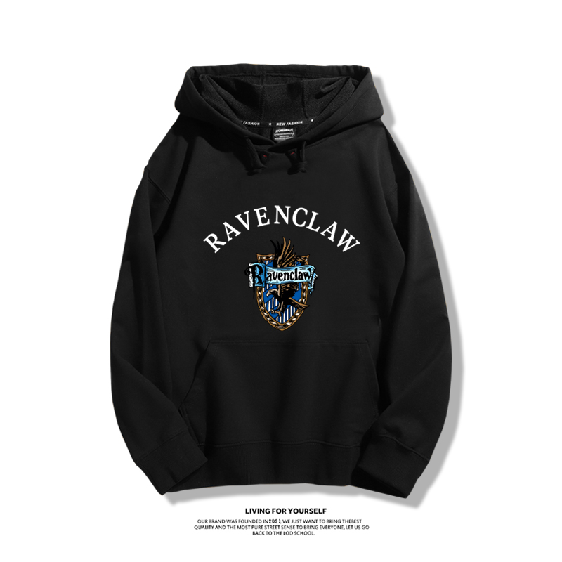 哈利波特聯名衛衣2023秋冬新款親子情侶裝薄絨款連帽衛衣