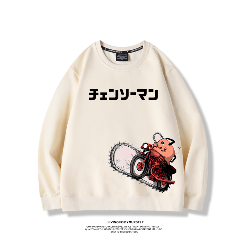 鏈鋸人波奇塔2023親子情侶裝 圓領長袖