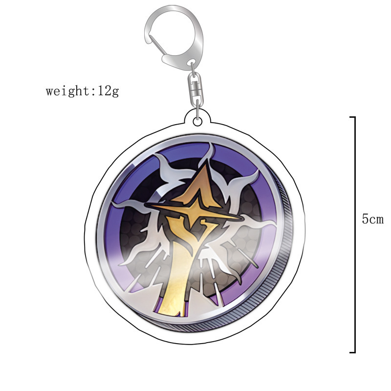 崩壞星穹鐵道愛莉希雅彥卿希露瓦景元白露姬子亞克力鑰匙扣掛飾【單買三件起送】